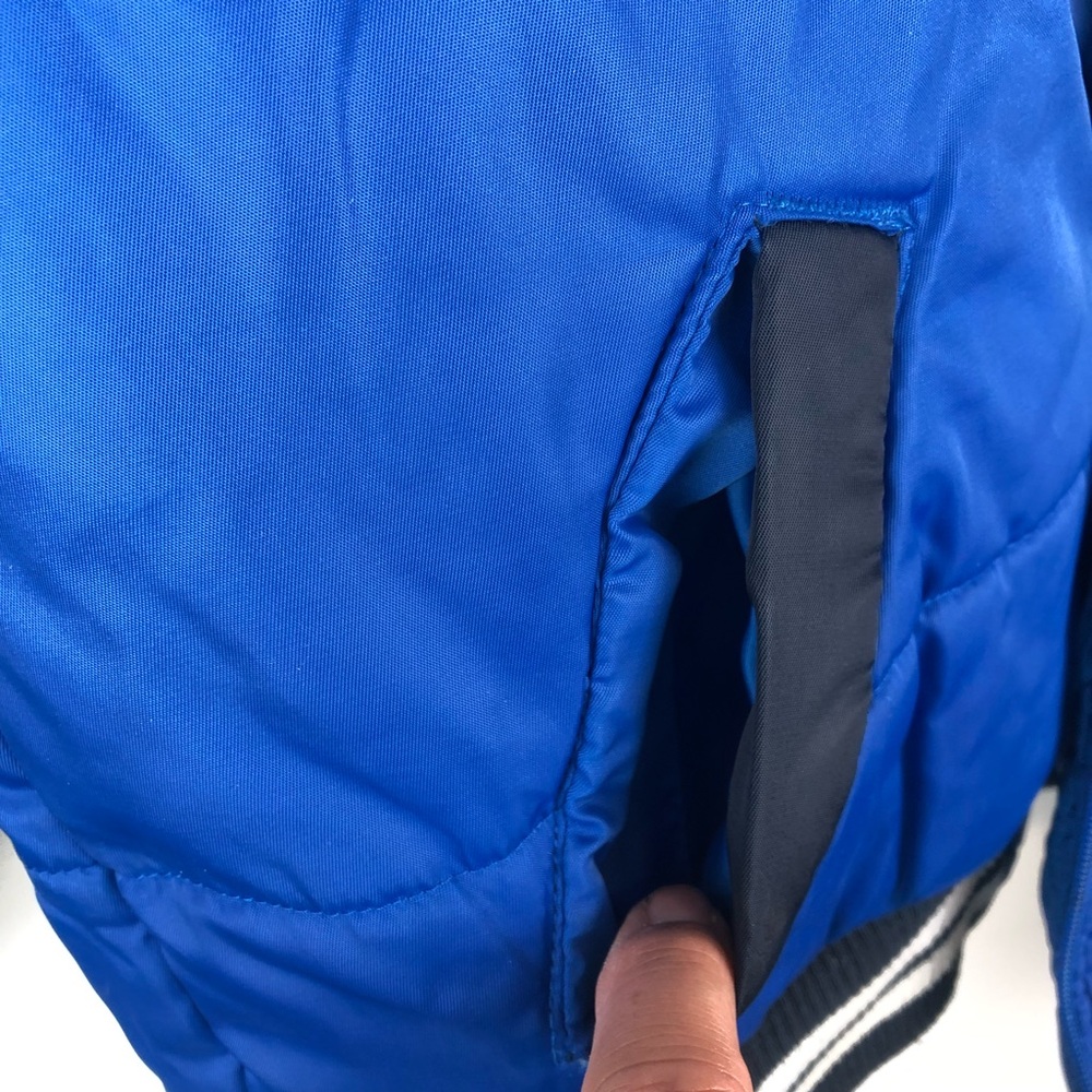NIKE Athletic Blue Varsity Puffer Jacket Youth XL - Picture 6 of 12
